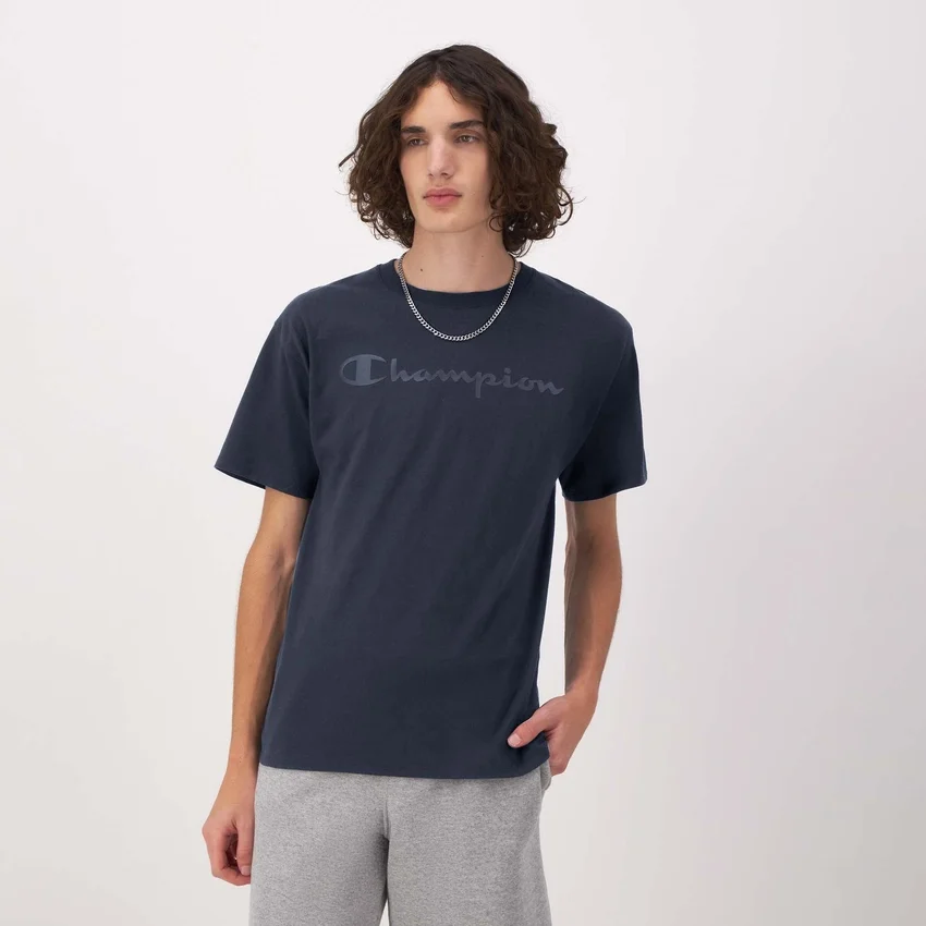 Classic Graphic T-Shirt, Tonal Script Logo