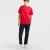 Lightweight Lounge Pants, Cinched Hem, C Logo
